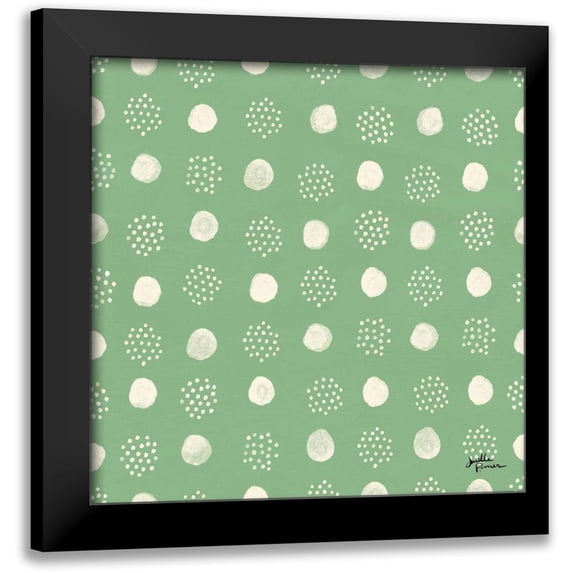 Penner, Janelle 20x20 Black Modern Framed Museum Art Print Titled - Spring Botanical Pattern VIC