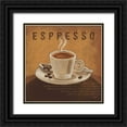 thumbnail image 1 of Penner, Janelle 20x20 Black Ornate Wood Framed with Double Matting Museum Art Print Titled - Coffee and Co III, 1 of 4