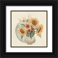 thumbnail image 1 of Penner, Janelle 20x20 Black Ornate Wood Framed with Double Matting Museum Art Print Titled - Sunflower Season IV, 1 of 4