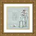 thumbnail image 1 of Penner, Janelle 20x20 Gold Ornate Wood Framed with Double Matting Museum Art Print Titled - Blessed V Mint This is Us, 1 of 4