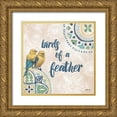 thumbnail image 1 of Penner, Janelle 20x20 Gold Ornate Wood Framed with Double Matting Museum Art Print Titled - Fly Away V, 1 of 4
