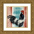 thumbnail image 1 of Penner, Janelle 20x20 Gold Ornate Wood Framed with Double Matting Museum Art Print Titled - Morning News I, 1 of 4