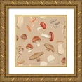 thumbnail image 1 of Penner, Janelle 20x20 Gold Ornate Wood Framed with Double Matting Museum Art Print Titled - Mushroom Madness Pattern IC, 1 of 4