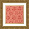 thumbnail image 1 of Penner, Janelle 20x20 Gold Ornate Wood Framed with Double Matting Museum Art Print Titled - Spring Botanical Pattern VB, 1 of 4