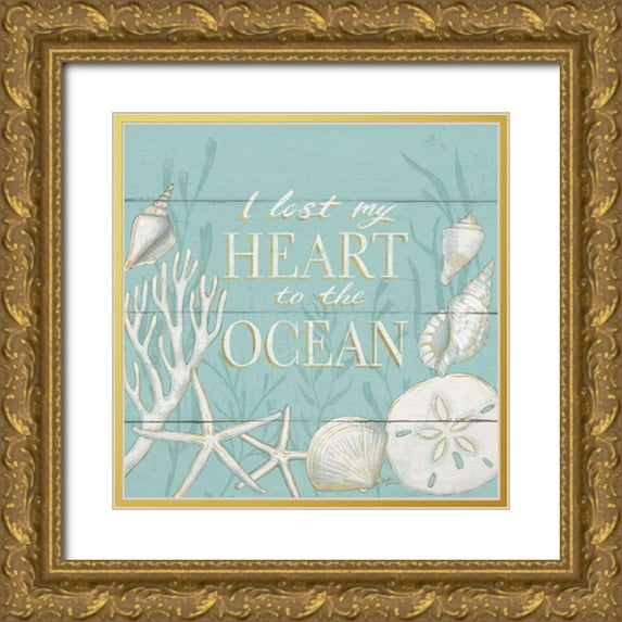 Penner, Janelle 20x20 Gold Ornate Wood Framed with Double Matting Museum Art Print Titled - Tranquil Morning II