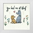 thumbnail image 1 of Penner, Janelle 20x20 White Modern Wood Framed Museum Art Print Titled - Dogs in the Garden III, 1 of 4