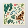 thumbnail image 1 of Penner, Janelle 20x20 White Modern Wood Framed Museum Art Print Titled - Jungle Love V Cream, 1 of 4
