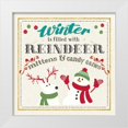 thumbnail image 1 of Penner, Janelle 20x20 White Modern Wood Framed Museum Art Print Titled - Winter Wonderland I on White, 1 of 4