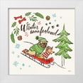 thumbnail image 1 of Penner, Janelle 20x20 White Modern Wood Framed Museum Art Print Titled - Winter Wooferland V, 1 of 4