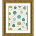 thumbnail image 1 of Penner, Janelle 20x24 Gold Ornate Wood Framed with Double Matting Museum Art Print Titled - Boho Field Pattern IIIA, 1 of 4
