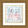 thumbnail image 1 of Penner, Janelle 26x26 Gold Ornate Wood Framed with Double Matting Museum Art Print Titled - Boss Lady I, 1 of 4