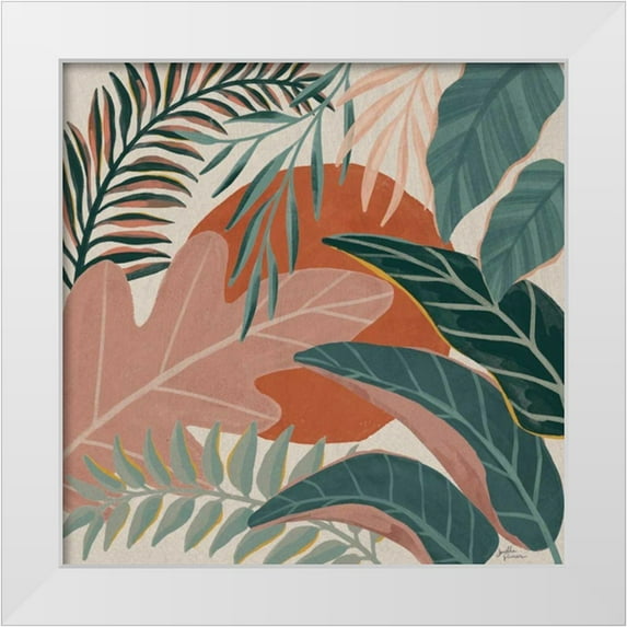 Penner, Janelle 26x26 White Modern Wood Framed Museum Art Print Titled - Big Cat Beauty IV