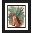 thumbnail image 1 of Penner, Janelle 26x32 Black Ornate Wood Framed with Double Matting Museum Art Print Titled - Majestic Cats II, 1 of 4