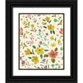 thumbnail image 1 of Penner, Janelle 26x32 Black Ornate Wood Framed with Double Matting Museum Art Print Titled - Spring Botanical Pattern IIB, 1 of 4