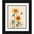 thumbnail image 1 of Penner, Janelle 26x32 Black Ornate Wood Framed with Double Matting Museum Art Print Titled - Sunflower Season VIII Bright, 1 of 4