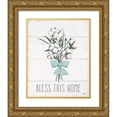 thumbnail image 1 of Penner, Janelle 26x32 Gold Ornate Wood Framed with Double Matting Museum Art Print Titled - Blessed II, 1 of 4