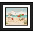 thumbnail image 1 of Penner, Janelle 32x26 Black Ornate Wood Framed with Double Matting Museum Art Print Titled - Beach Time I Christmas, 1 of 4