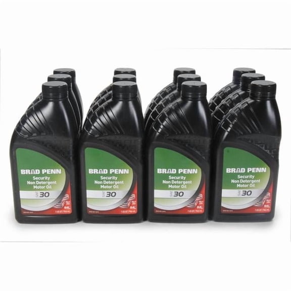 PennGrade SAE 30W Brad Penn Security Non Detergent Motor Oil, 1 Quart, Case of 12