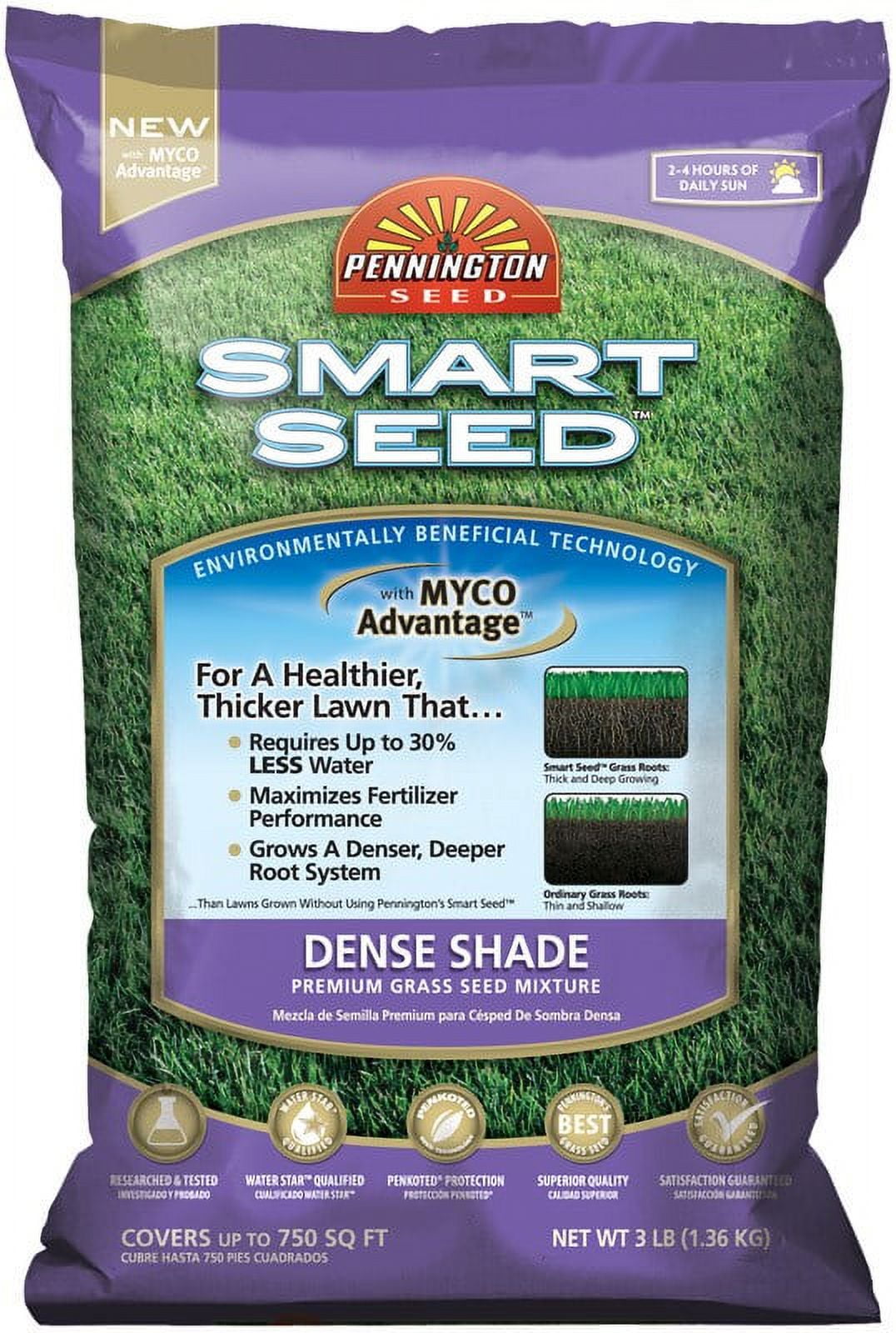 Pennington 100086851 Grass Seed, 3 lb, lb