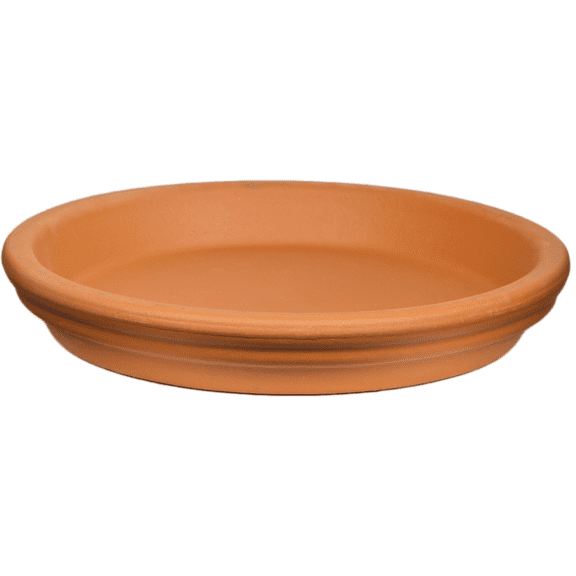 Pennington 12 inch Terra Cotta Clay Standard Saucer, Red