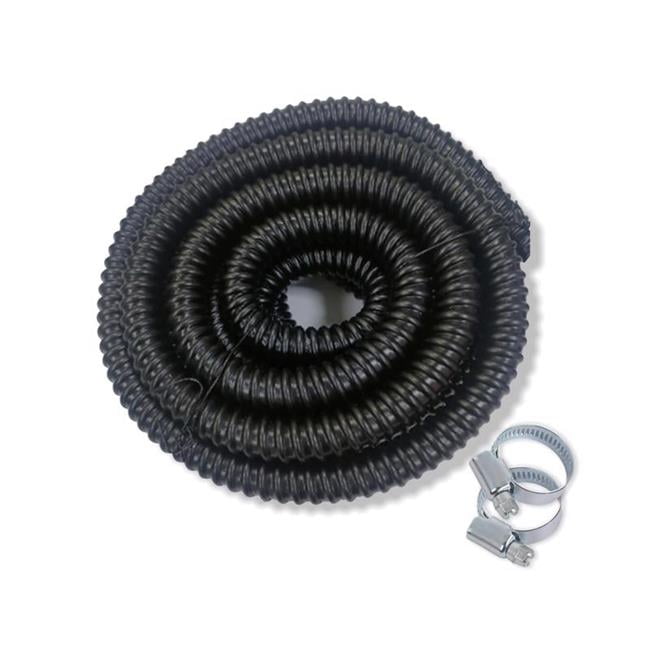 Pennington 15 ft. Black Flexible Plastic Tubing with Clamps