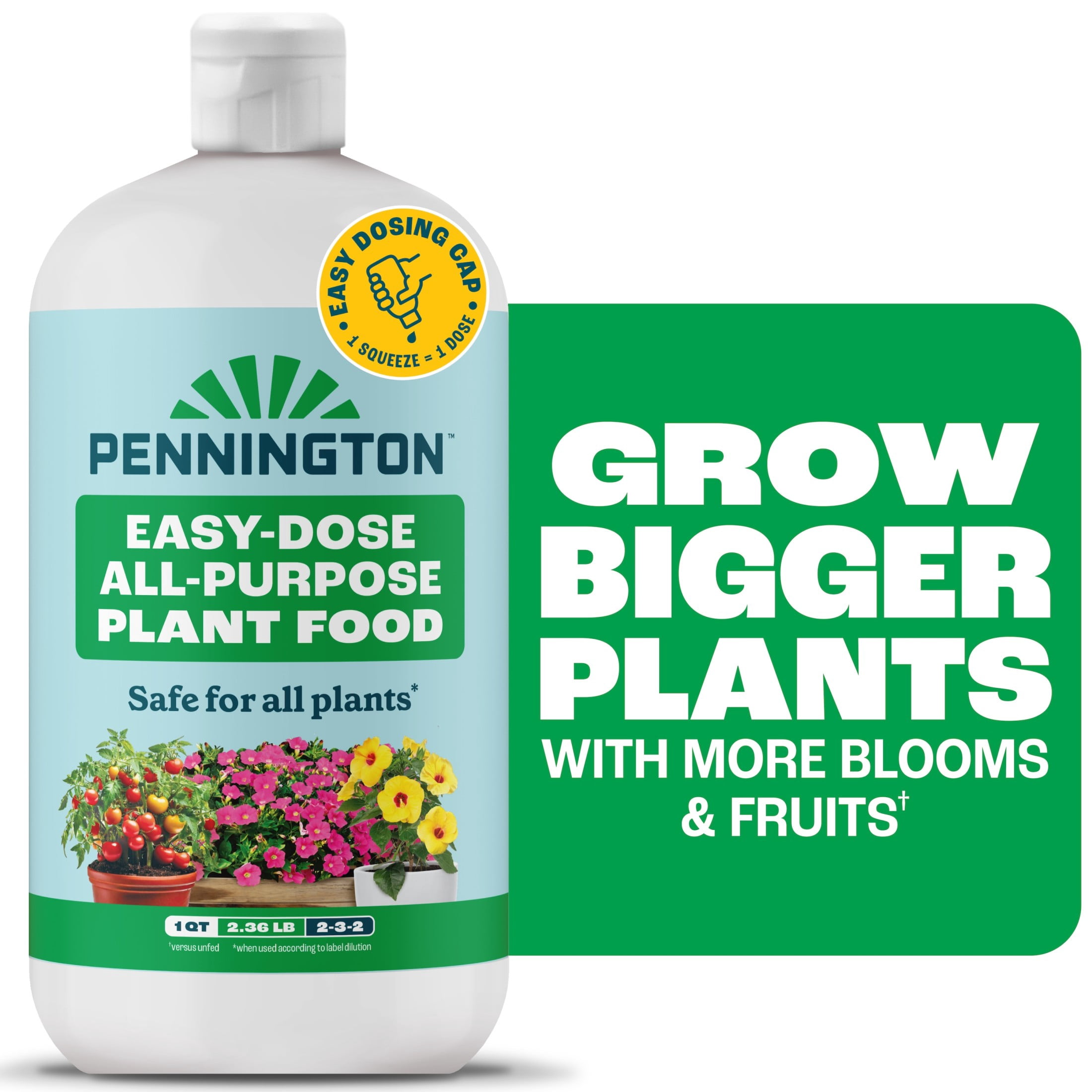 Pennington Easy-Dose All Purpose Liquid Plant Food, 2-3-2 Fertilizer ...