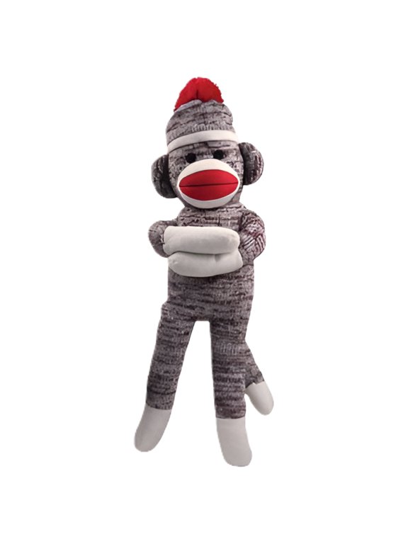 The Original Sock Monkey, Hand-Knit, Plush Material, 20" inch