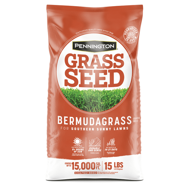 Pennington Bermudagrass Grass Seed, for Full Sun, 15 lb.