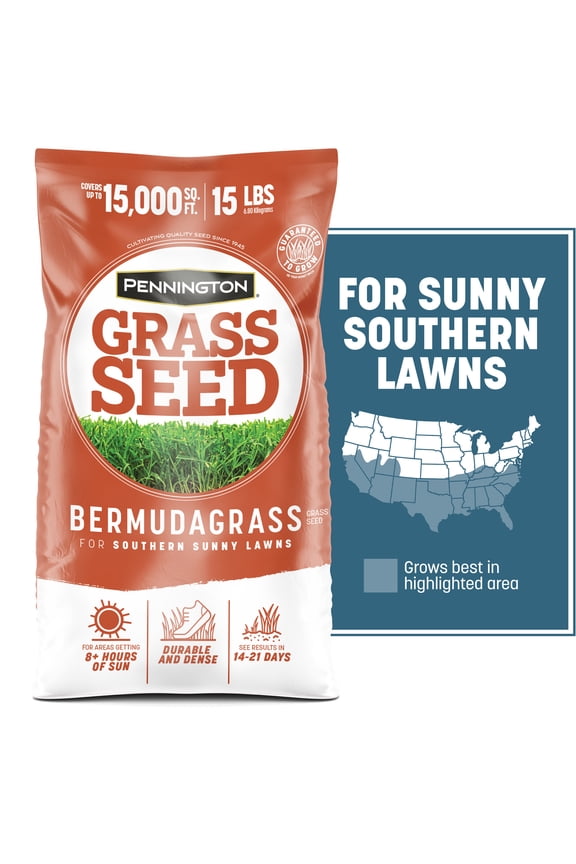 Bermudagrass Grass Seed, for Full Sun, 15 lb.