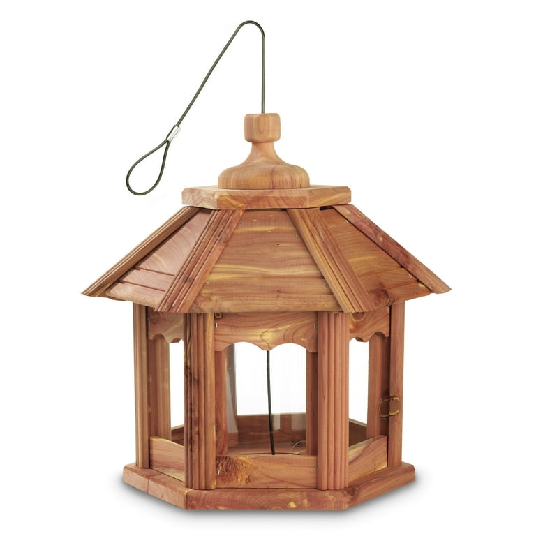 Pennington Ultra Cedar Gazebo Wild Bird Feeder, 3 lb. Seed Capacity Pennington Ultra Cedar Gazebo Wild Bird Feeder, 3 lb. Seed Capacity
