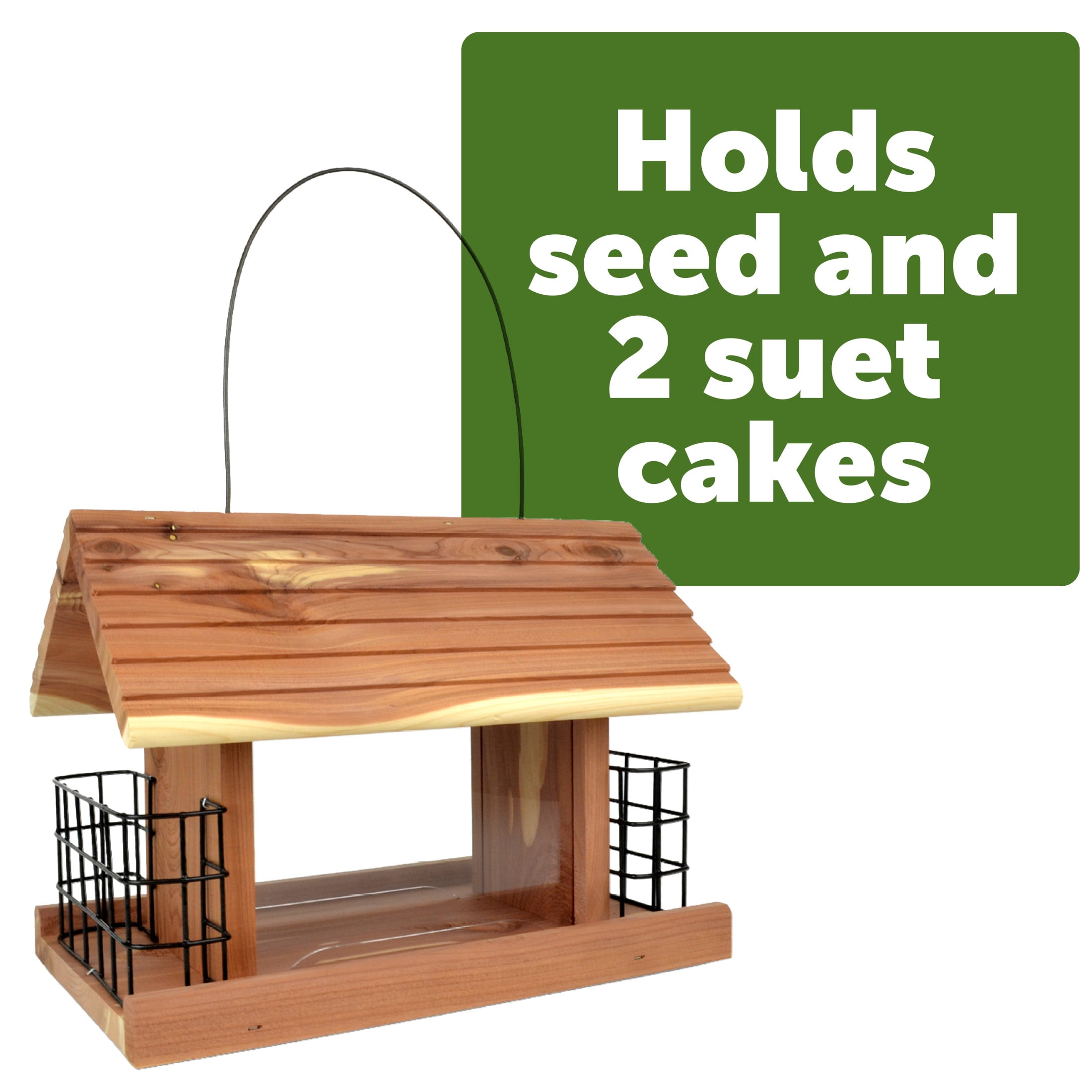 Pennington Cedar Grand Snack Shack Bird Feeder 3.75 Pounds