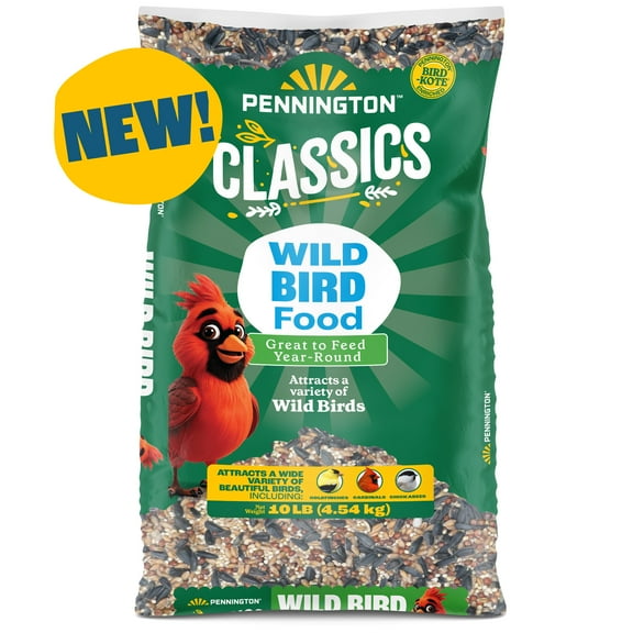 Pennington Classic Dry Wild Bird Feed and Seed, 10 lb. Bag, 1 Pack