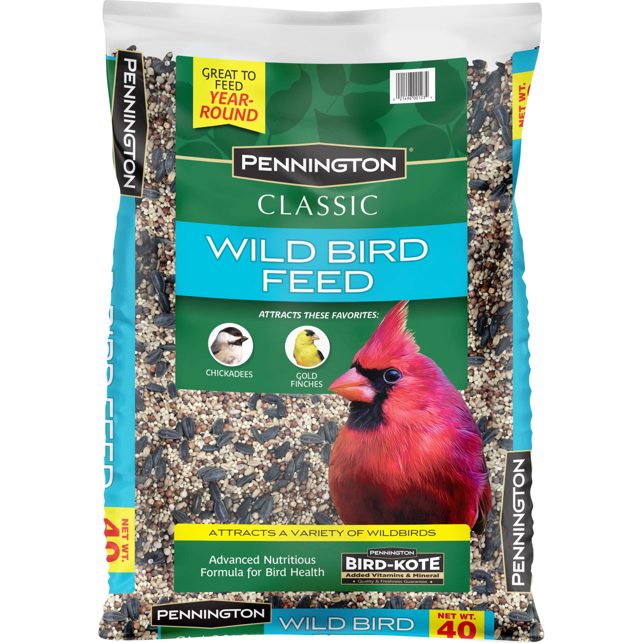 Pennington Classic Wild Bird Feed and Seed, 40 lb. Bag - 2 Pack Pennington Classic Wild Bird Feed and Seed, 40 lb. Bag - 2 Pack