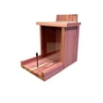 thumbnail image 1 of Pennington Dual Squirrel Feeder, 1.5 Pound Seed Capacity and 1 Cob Holder, Cedar, 9.75"x9"x7", 1 of 16