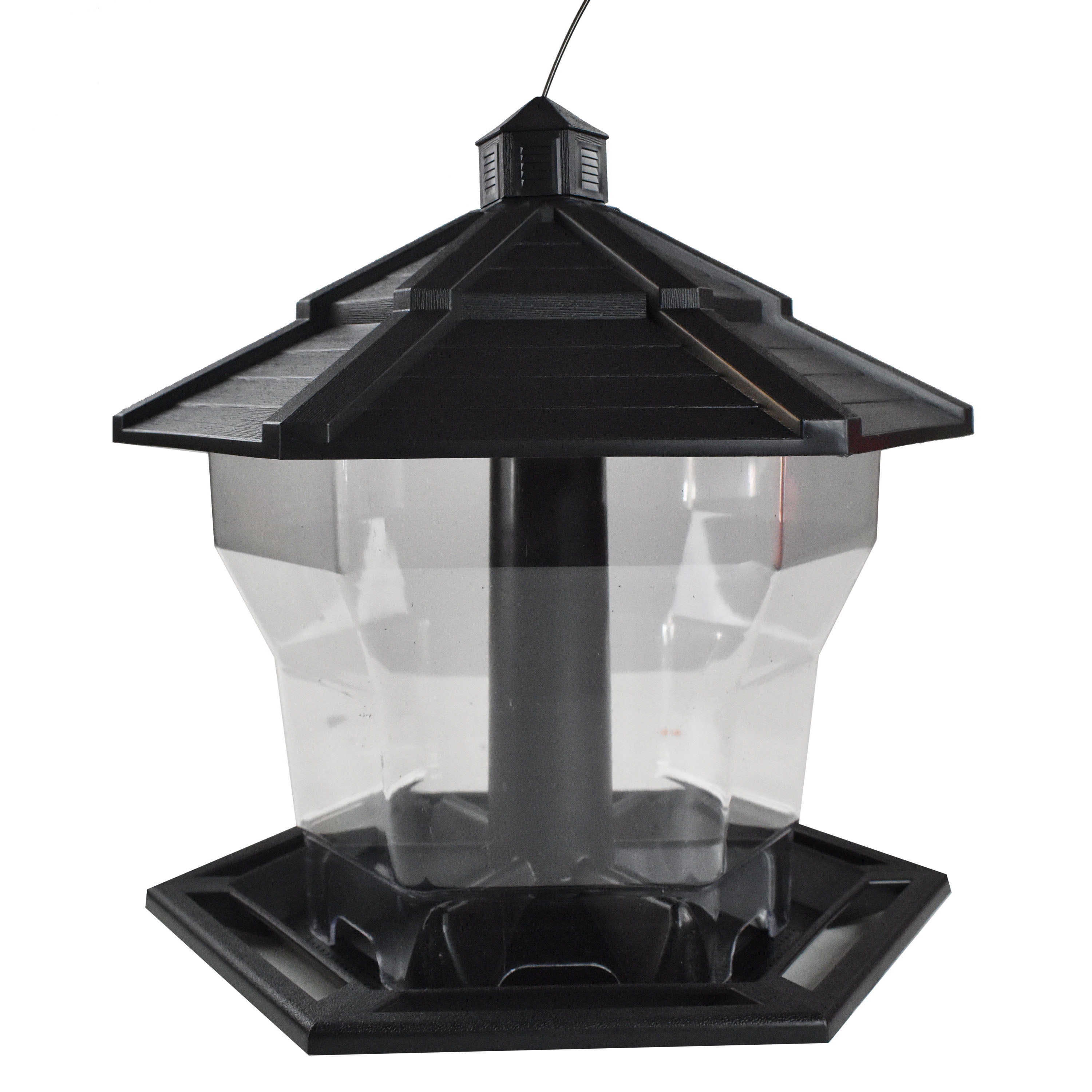 Pennington Earth Smart, Black Recycled Plastic Hopper Wild Bird Feeder