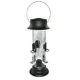 thumbnail image 1 of Pennington Earth Smart Black Recycled Resin Triple Swirl Chamber Wild Bird Tube Feeder, 5 lb. Capacity, 1 of 14