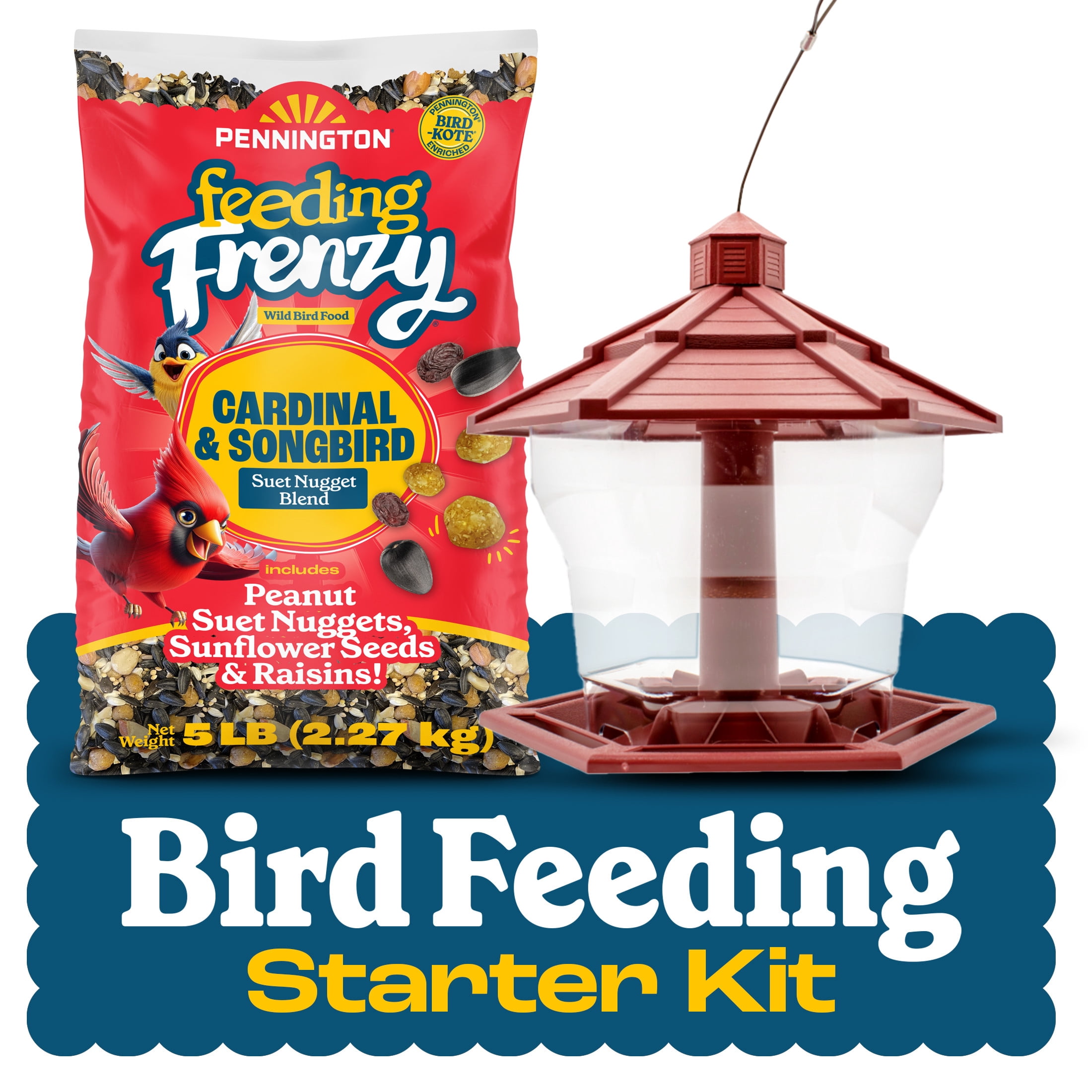 Pennington Bird Feeding Starter 5lb Red