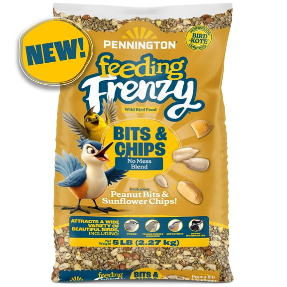 Pennington® Feeding Frenzy® Bits & Chips Bird Food, Waste Free Wild Bird Seed Mix, 5 lb