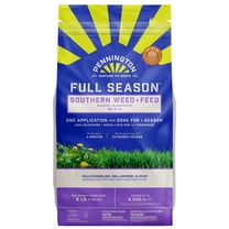 Pennington Full Season Southern Weed and Feed with Crabgrass Control, 25-0-14 Fertilizer, 8 lb., 2.5M Coverage