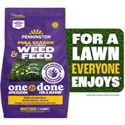 Pennington Full Season Southern Weed and Feed with Crabgrass Control, 25-0-14 Fertilizer, 8 lb., 2.5M Coverage