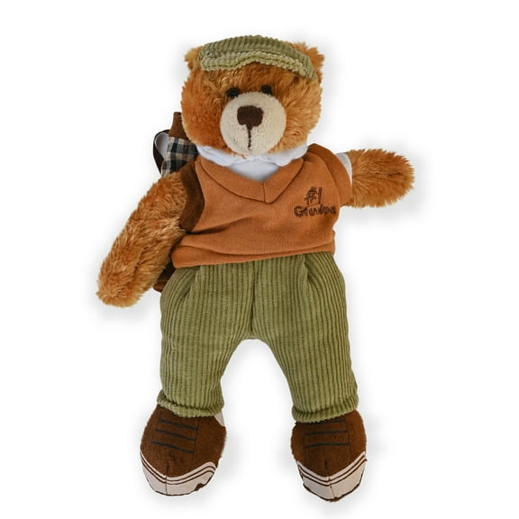 Pennington Golf Teddy Bear Plush #1 Grandpa 8" inch