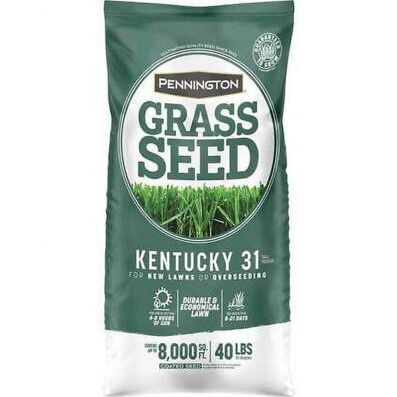 Pennington Kentucky 31 Tall Fescue Grass Sun or Shade Grass Seed 40 lb