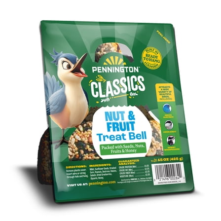 Pennington Classics Nut & Fruit Treat Bell 15 Ounce