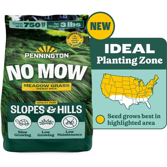 Pennington No Mow Grass Seed Mix 3lb for Low Maintenance Lawns