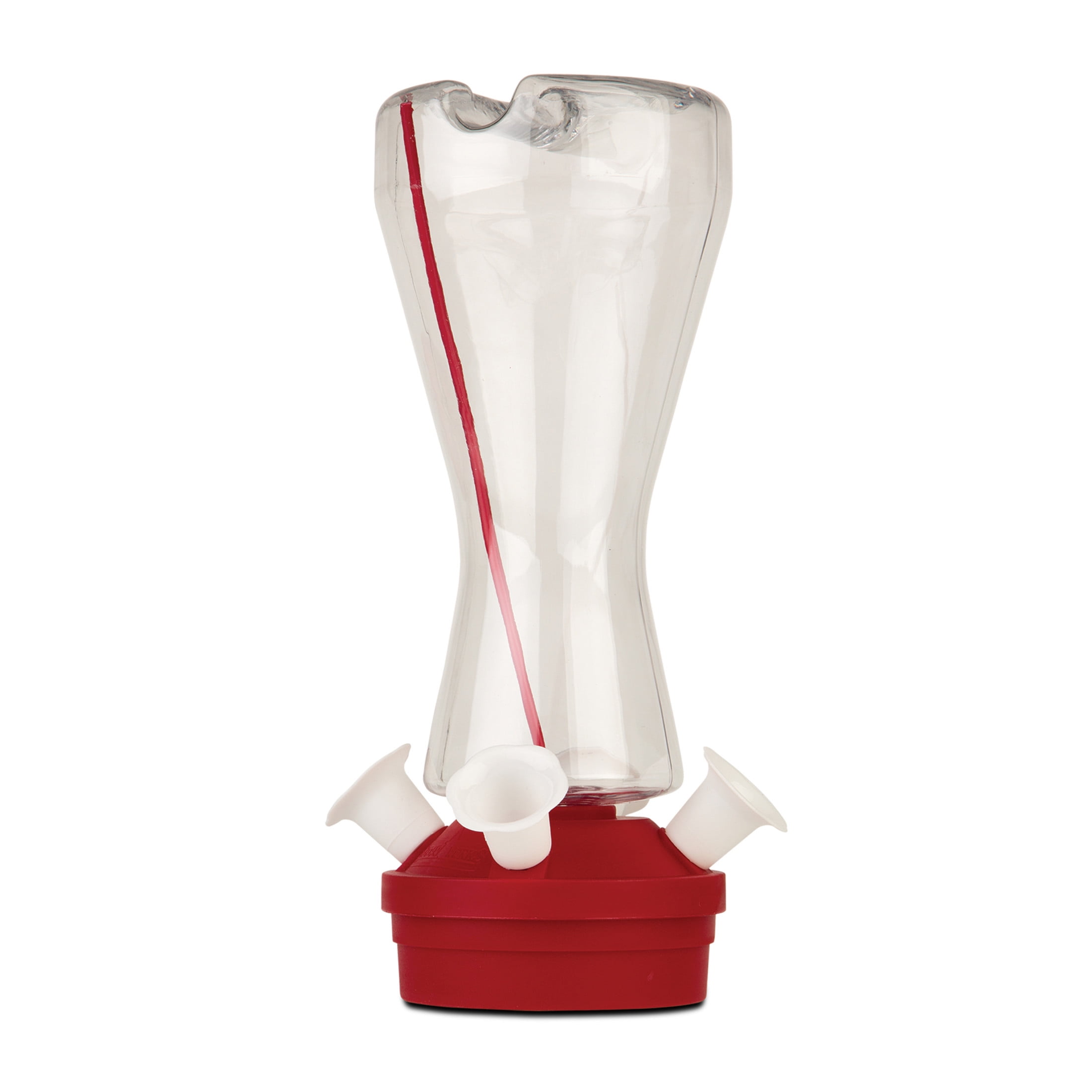 Pennington Plastic Classic Red Hummingbird Bird Feeder, 16 oz Capacity, 2 pack