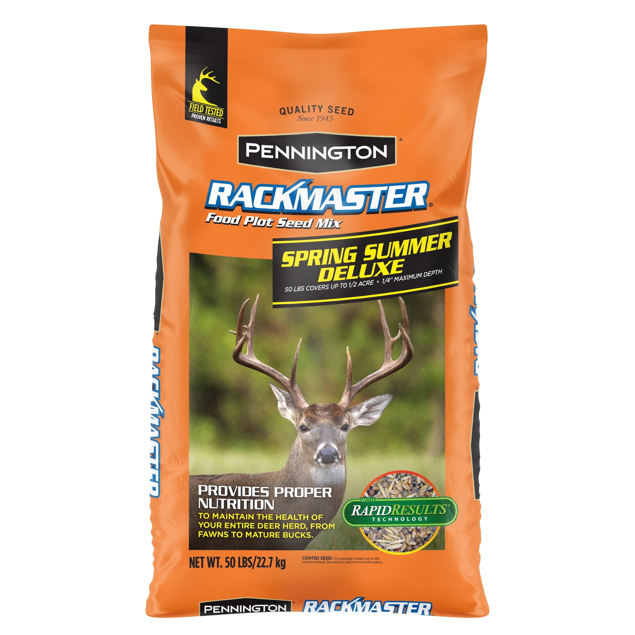 Pennington Rackmaster Spring Summer Deluxe Food Plot Seed Mix 50lb