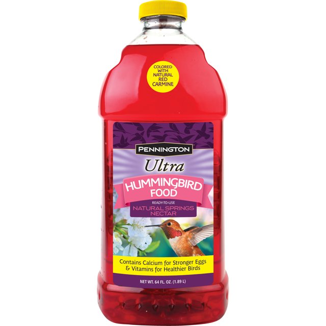 Pennington ReadytoUse Ultra Hummingbird Food, No Artificial Dye, 64