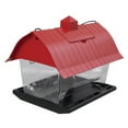 thumbnail image 1 of Pennington Red Resin Barn Wild Bird Feeder, 4.5 lb. Capacity, 1 of 14
