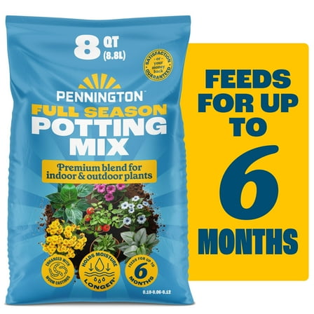 Pennington Rejuvenate Premium All Purpose Potting Soil Mix, 8 qt.