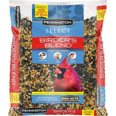 Pennington Recipe Selects Birder's Blend, Wild Bird Seed and Feed, 14 lb. Bag, 1 Pack, Dry